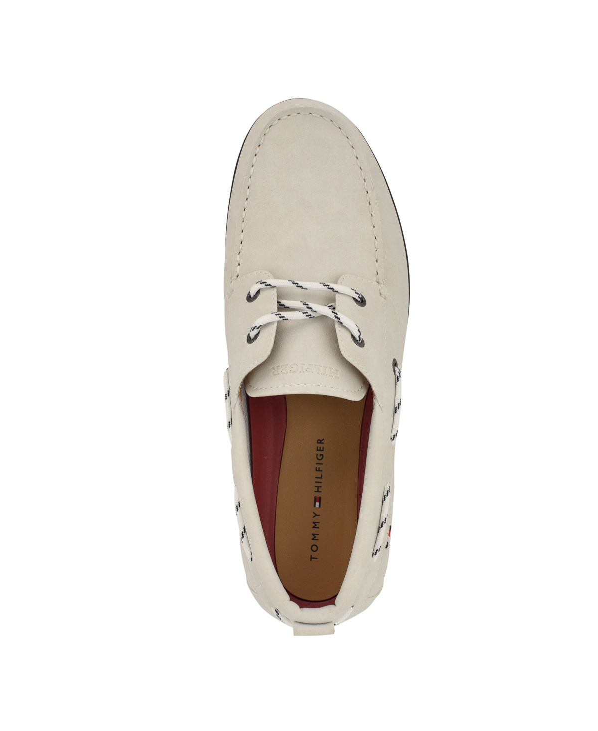 Tommy Hilfiger Men's Sator Modernized Boat Shoe In White
