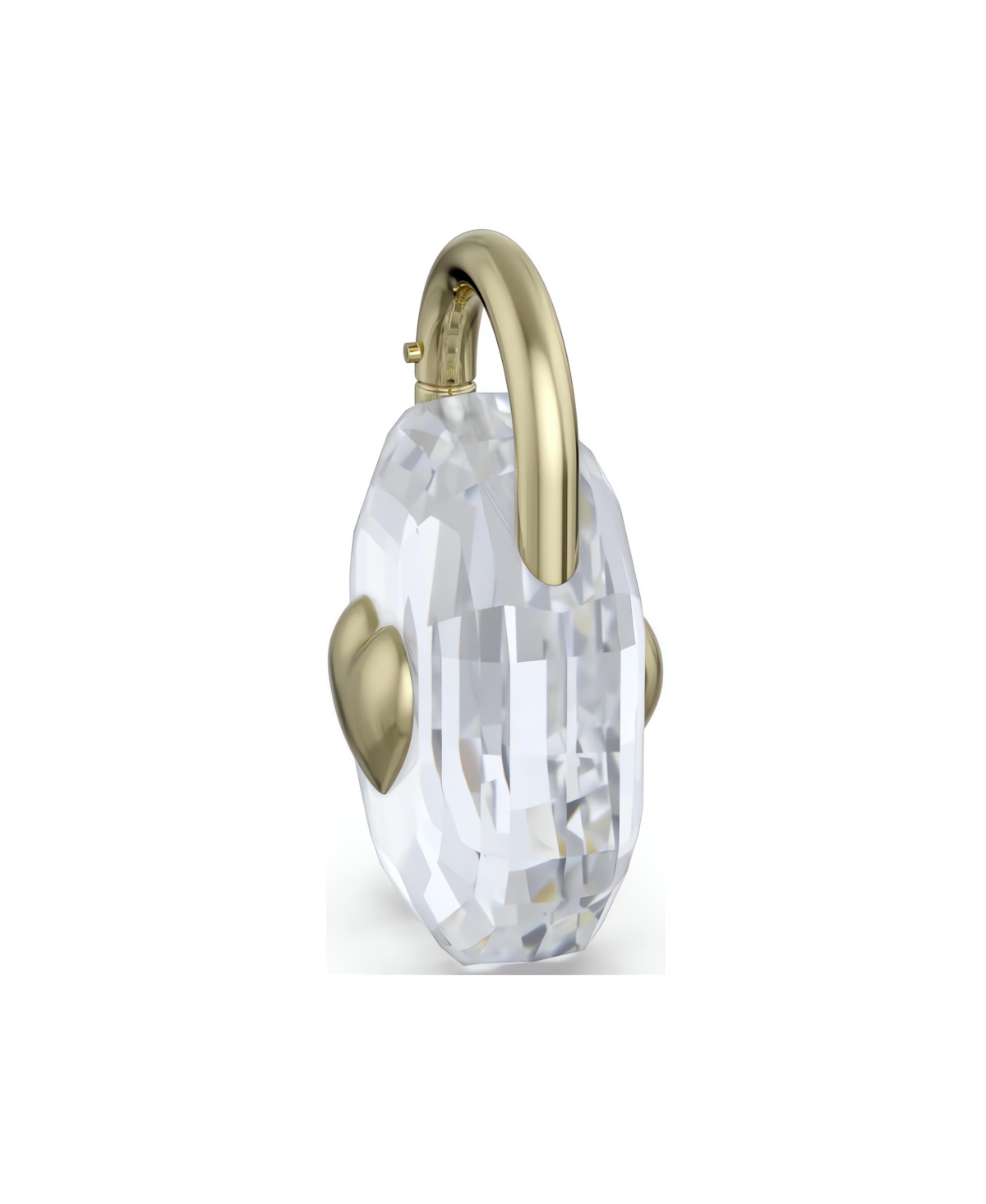 Swarovski Symbolica Padlock Figurine In White,clear