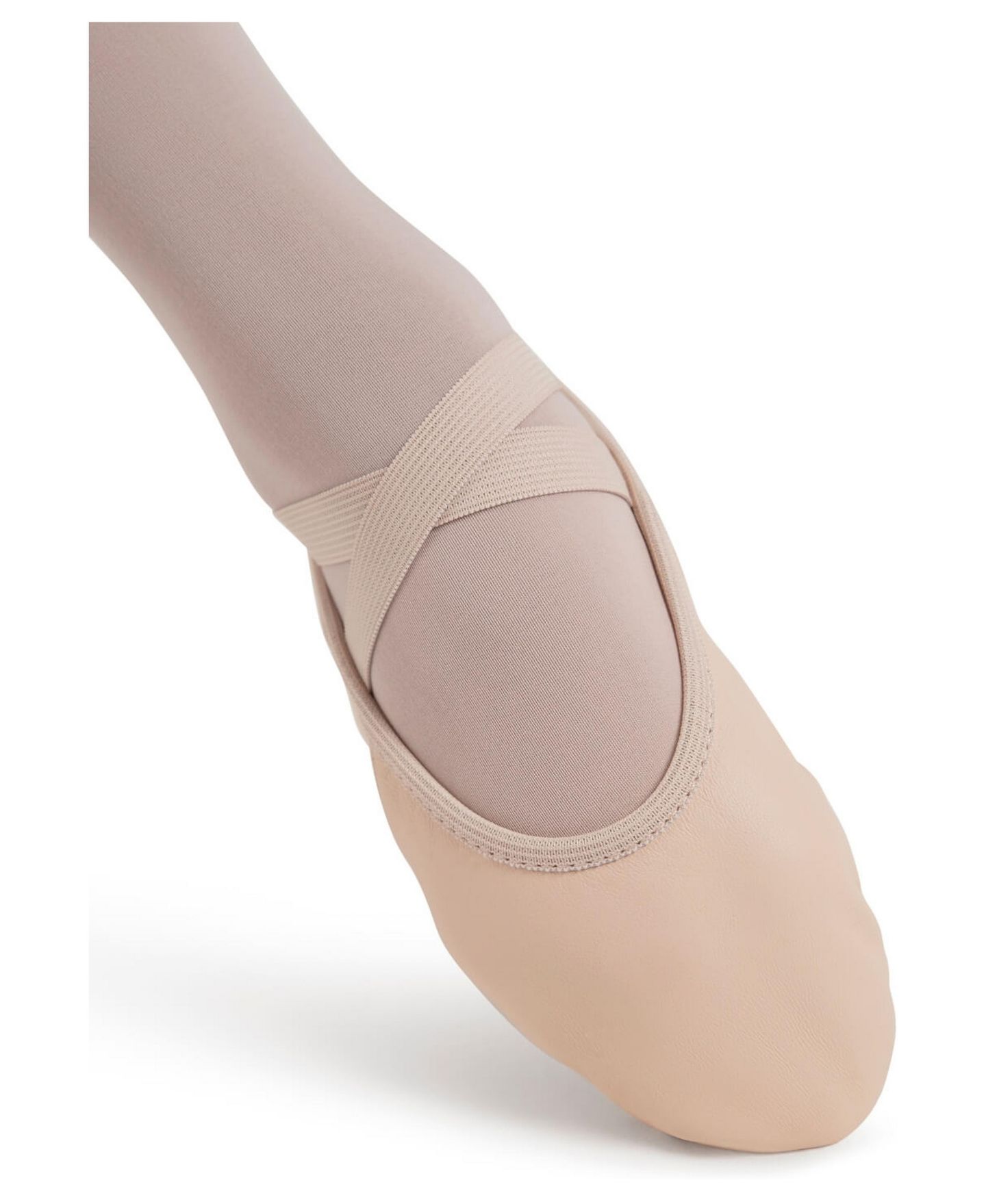 Детские кожаные балетки Capezio Hanami, цвет: Светлый розовый — фото 3