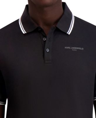 Men's Regular-Fit Tipped Polo Shirt