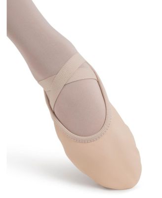 Little Girls Hanami Leather Wide Ballet Shoe