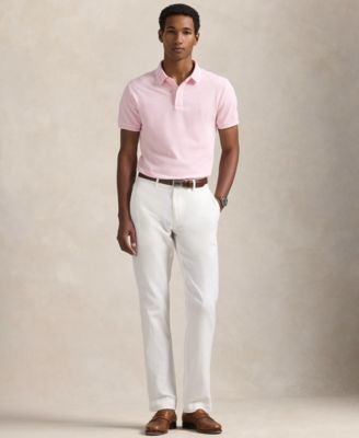 Men's Classic-Fit Stretch Oxford Mesh Polo