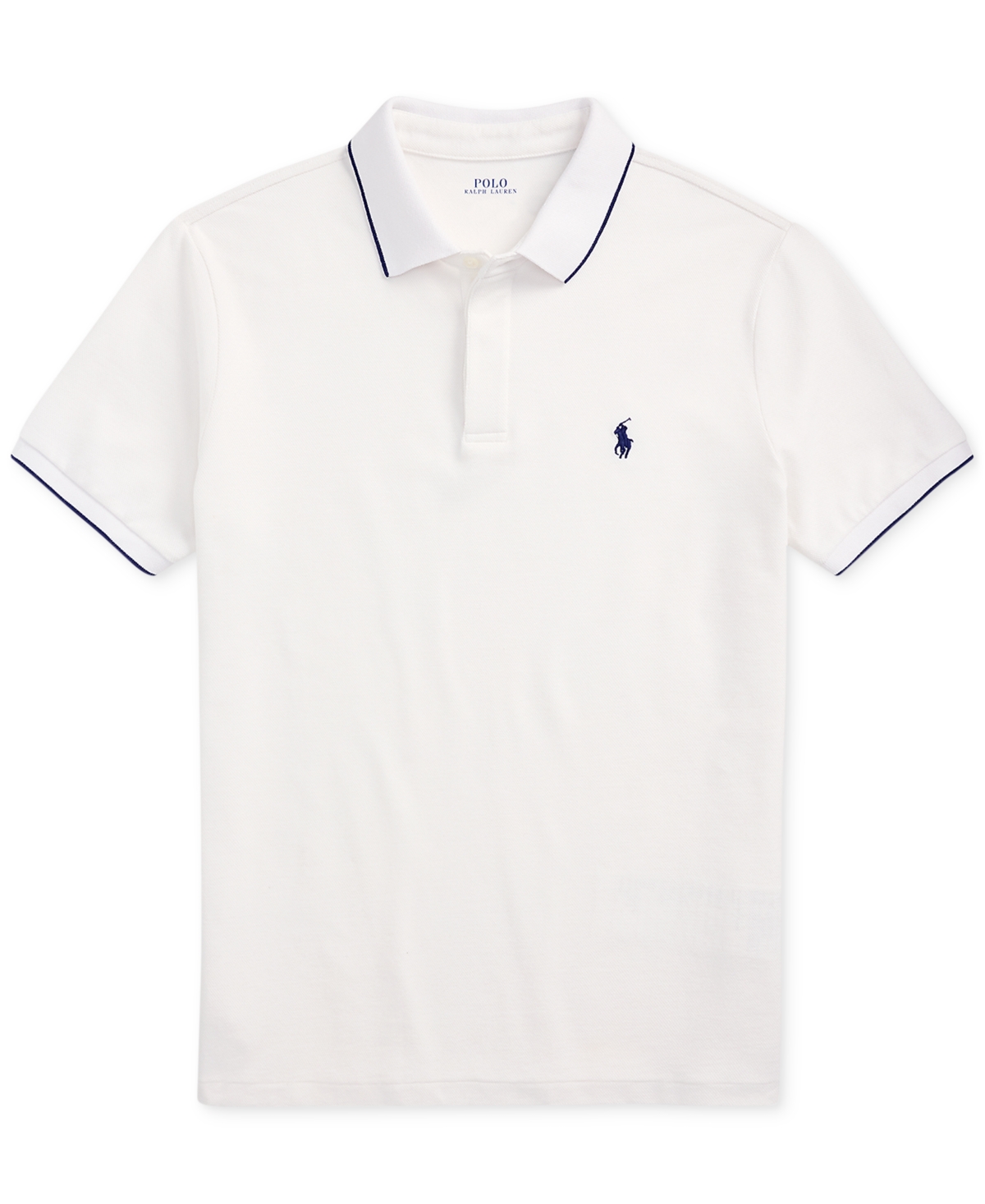Polo Ralph Lauren Cotton Mesh Polo Shirt In White,white