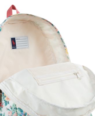 Big Kids Polo Print Backpack