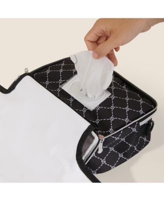 Portable Diaper Bag with Changing Pad, Waterproof Travel Baby Bag