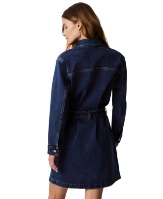 【 】★ワンピース★ Women's Tied Denim Shirtdress Calvin Klein Jeans Women's Tied Denim Shirtdress - Macy's
