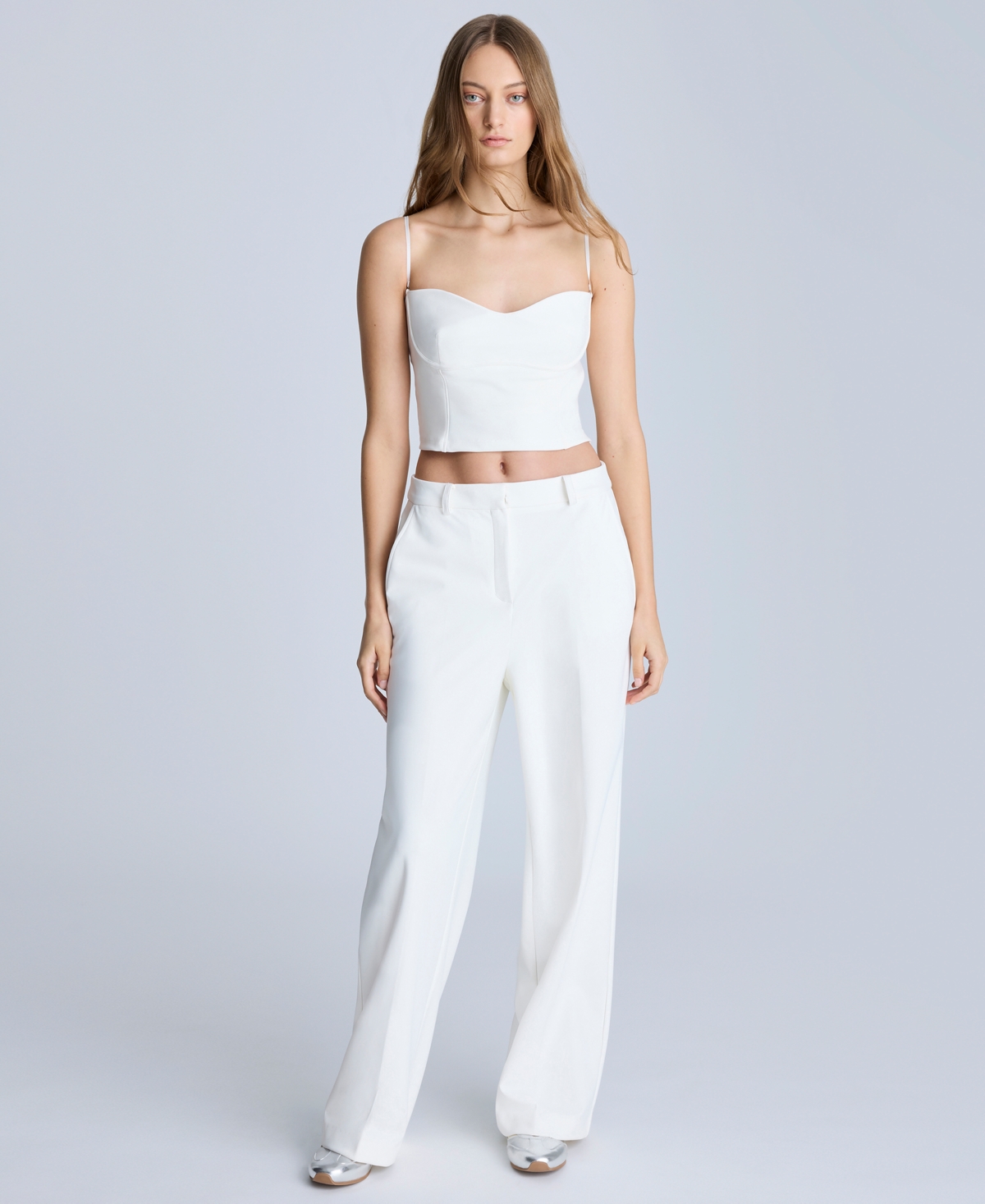 Kenneth Cole Women's Bustier Camisole In Pure White