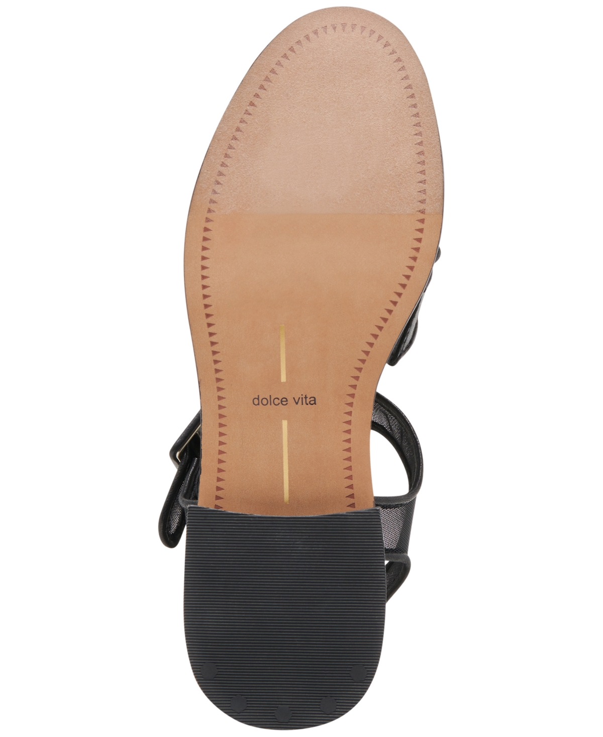 Dolce Vita Holis Mesh Fisherman Sandal In Onyx Mesh