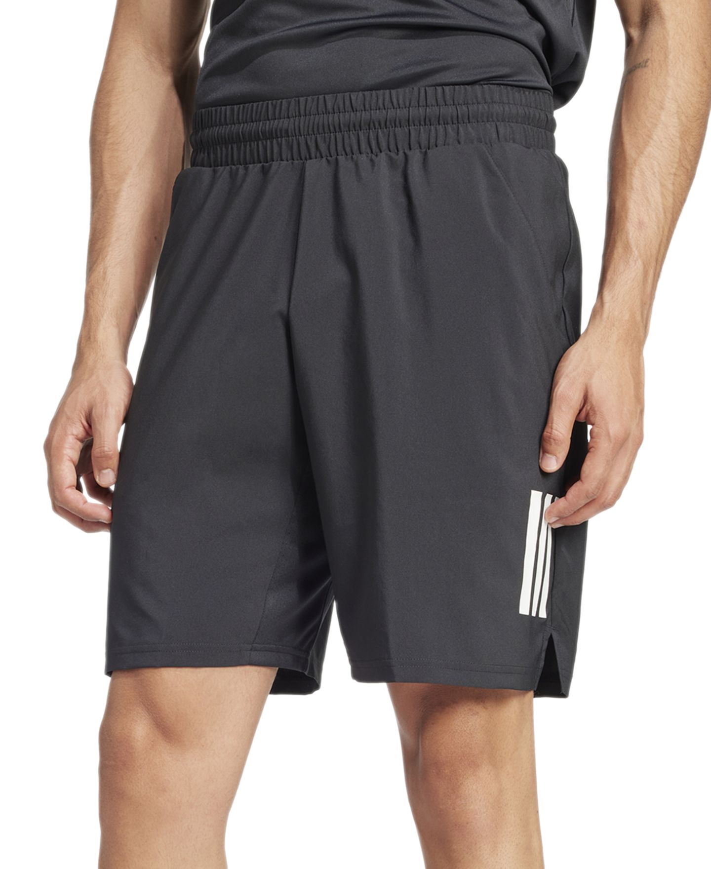 Мужские шорты adidas Club Tennis Climacool Three-Stripes 7" Shorts, цвет: Чёрный — фото 1