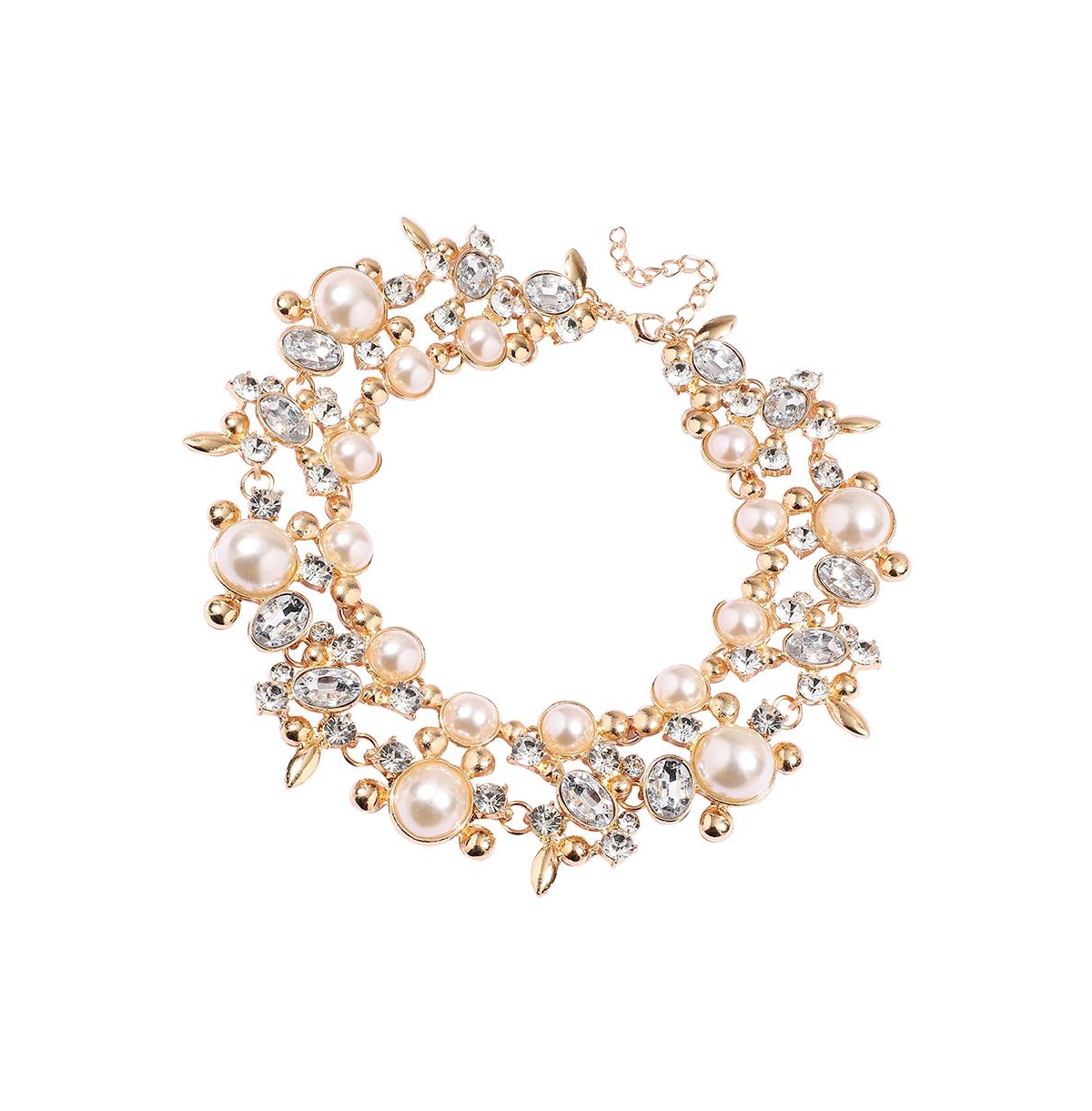 Party Statement Necklace - White
