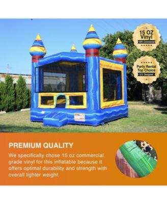 Melting Artic Commercial Grade Bounce House 13x13 for Kids and Adults (with Blower), Basketball Hoop, Outdoor Indoor, Bouncer Jumper, Birthday Party, Rental Grade, Big Inflatable