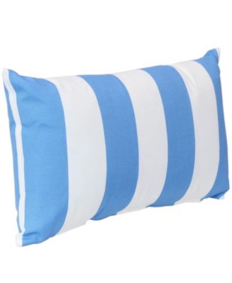 Indoor/Outdoor Weather-Resistant Polyester Lumbar Decorative Pillow with Zipper Closure - 2pk