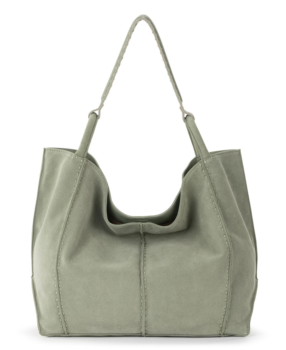 Women's Los Feliz Leather Tote Bag - Meadow Suede