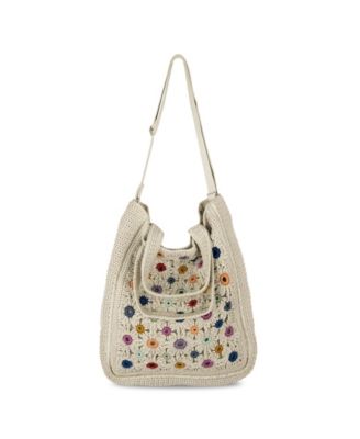 Women's Lanie Crochet Small Tote Bag
