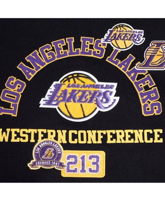 Men's Black Los Angeles Lakers Area Code Pullover Hoodie