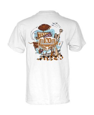 Men's and Women's White Texas Longhorns First SEC Game Matchup T-Shirt