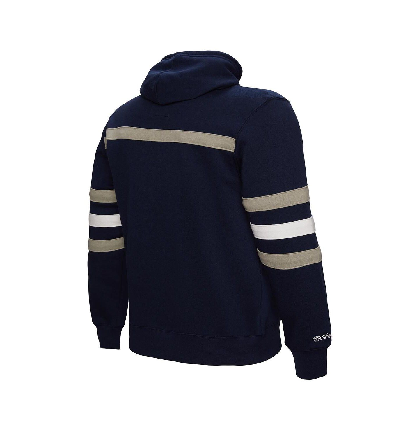 Мужское худи Mitchell & Ness Navy Dallas Cowboys America's Team Head Coach Pullover — фото 2