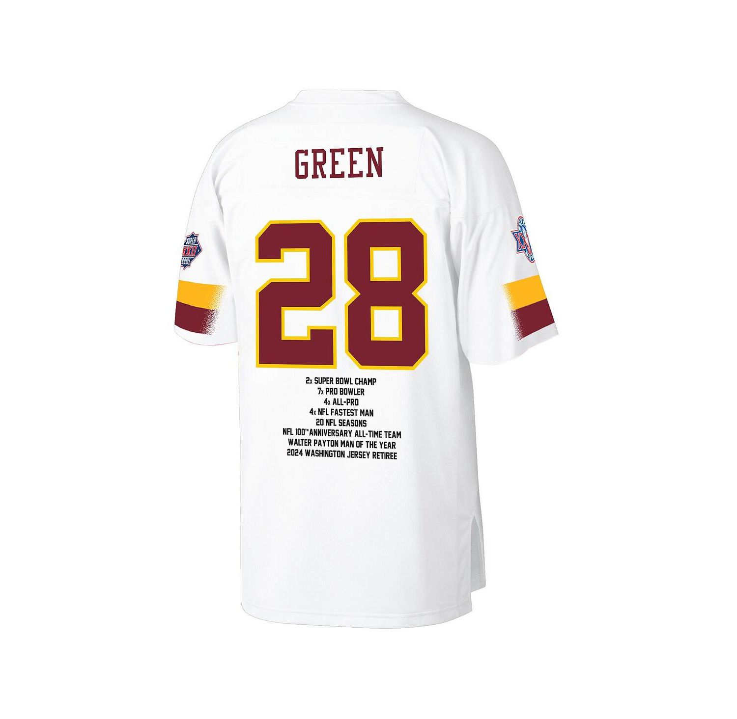 Men's White Darrell Green Washington Commanders Fashion Jersey