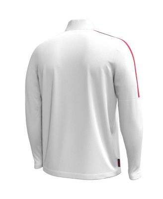 Men's White Maryland Terrapins Playoff Performance Quarter-Zip Jacket