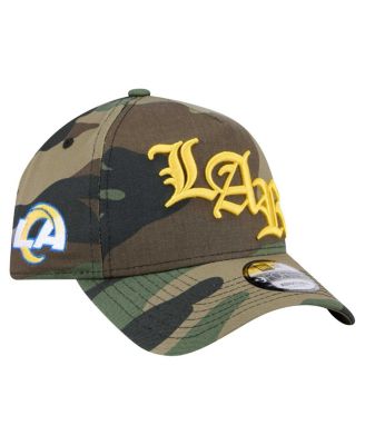 Men's Camo Los Angeles Rams Mystic Camo A-Frame 9FORTY Adjustable Hat