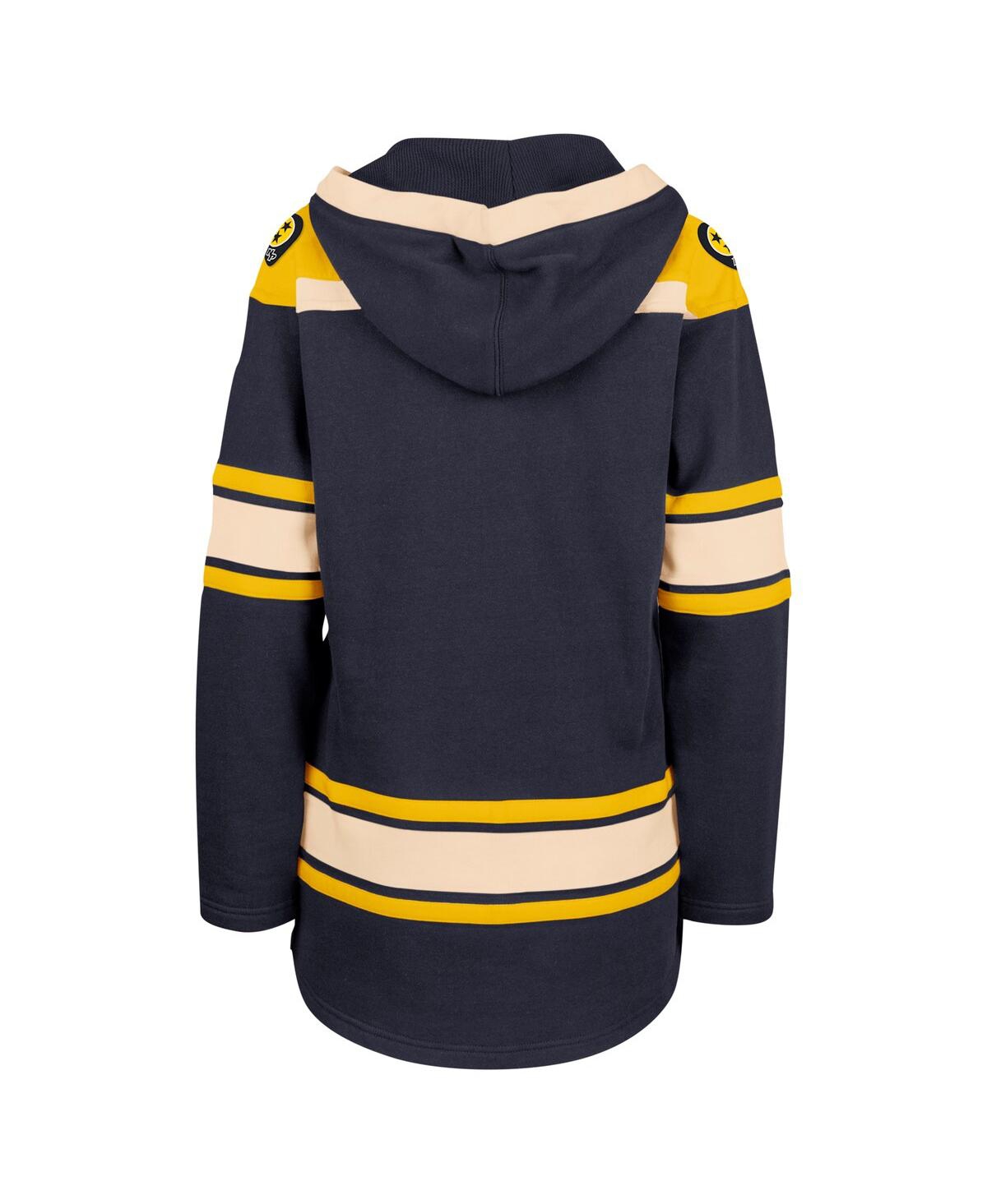 '47 Brand Women's Navy Nashville Predators Superior Lacer Pullover Hoodie