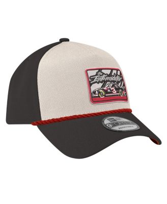 Men's Stone/Black Dale Earnhardt 9FORTY Rope Adjustable Hat