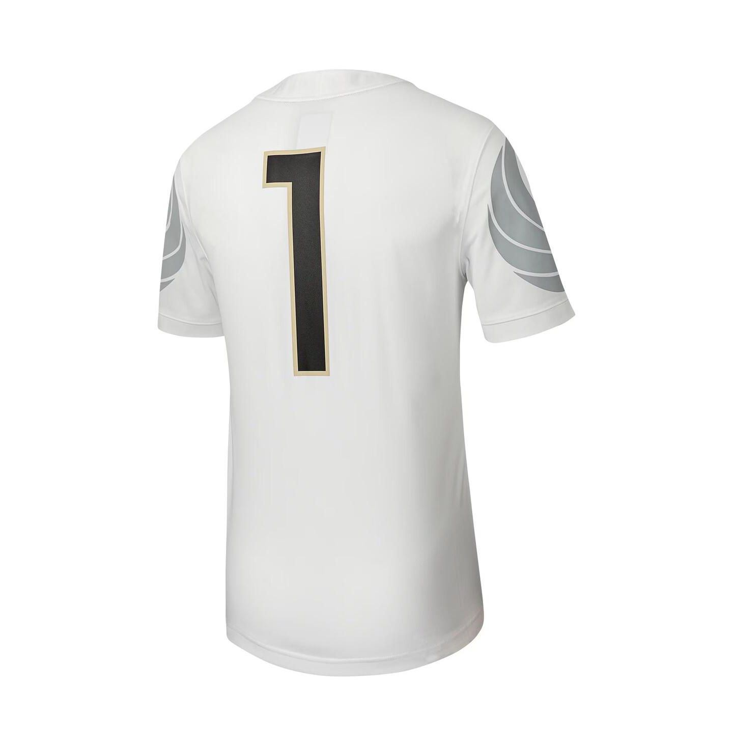 Мужской топ Nike 1 White UCF Knights Untouchable Replica Football Jersey — фото 2