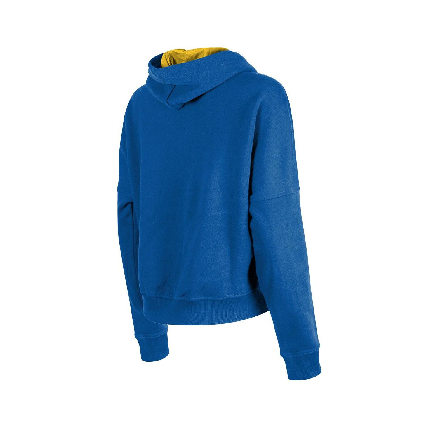 Women's Royal Golden State Warriors Boxy Pullover Hoodie
