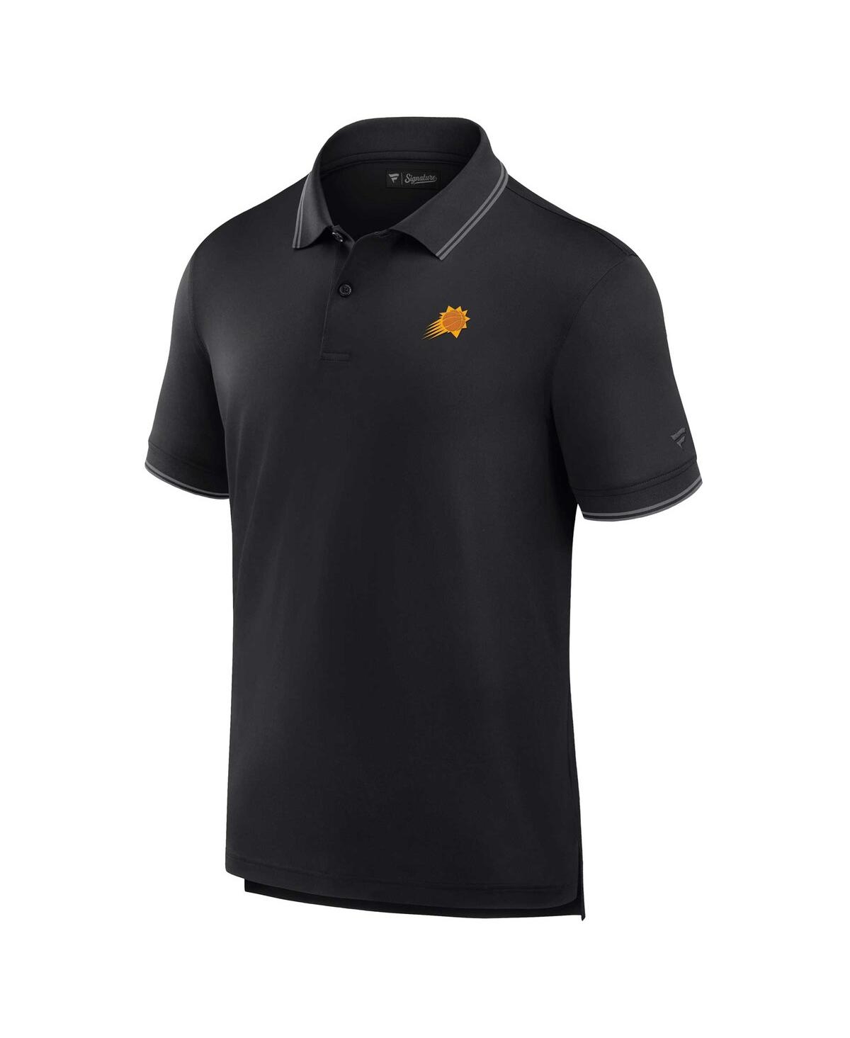 Fanatics Men's Black Phoenix Suns Front Office Polo In Black