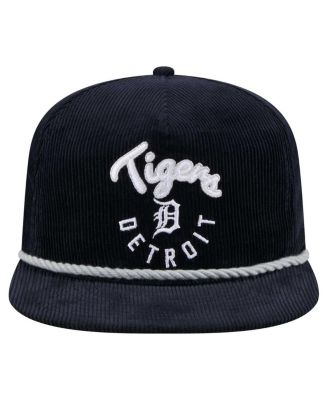 Men's Navy Detroit Tigers Full Circle Corduroy&nbsp;Golfer Adjustable Hat