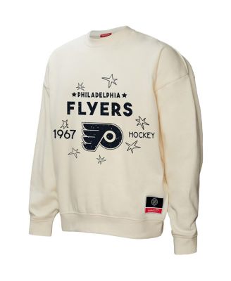 Women's Cream Philadelphia Flyers Logo 3.0 Pullover Sweatshirt