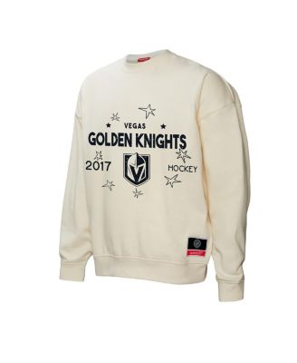 Women's Cream Vegas Golden Knights Logo 3.0 Pullover Sweatshirt
