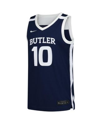 Men's 10 Navy Butler Bulldogs Replica Basketball Jersey