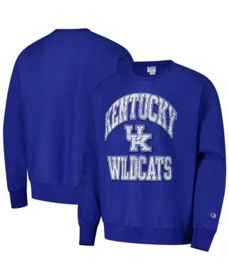 Champion - Men's Royal Kentucky Wildcats Vault Late Night Reverse Weave Pullover Sweatshirt