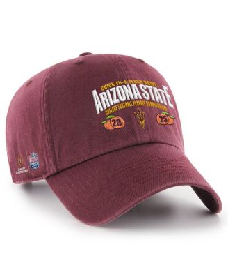 '47 Brand - Men's Maroon Arizona State Sun Devils College Football Playoff 2025 Peach Bowl Clean Up Adjustable Hat