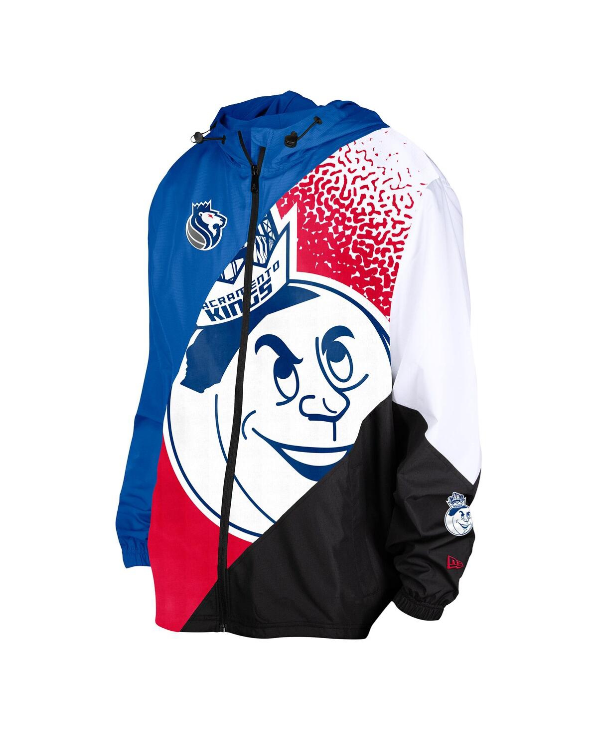 New Era Men's Blue Sacramento Kings 2024/25 City Edition Full-zip Windbreaker Jacket In Blue