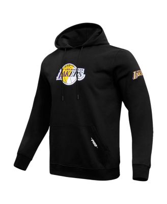 Men's Black Los Angeles Lakers Split Logo Pullover Hoodie