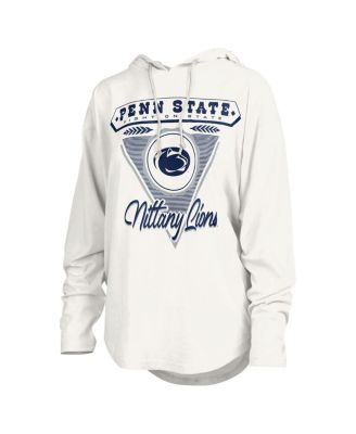 Women's White Penn State Nittany Lions San Bruno Hoodie Long Sleeve T-Shirt
