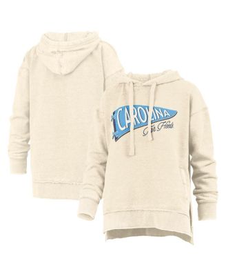 Pressbox - Women's Cream North Carolina Tar Heels Marni Pullover Hoodie
