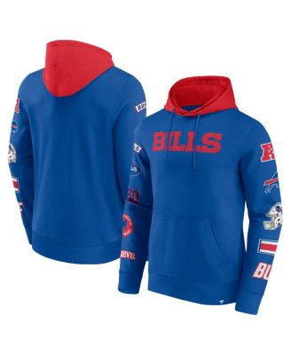 Fanatics - Men's Royal Buffalo Bills Big Tall Patched Out Pullover Hoodie