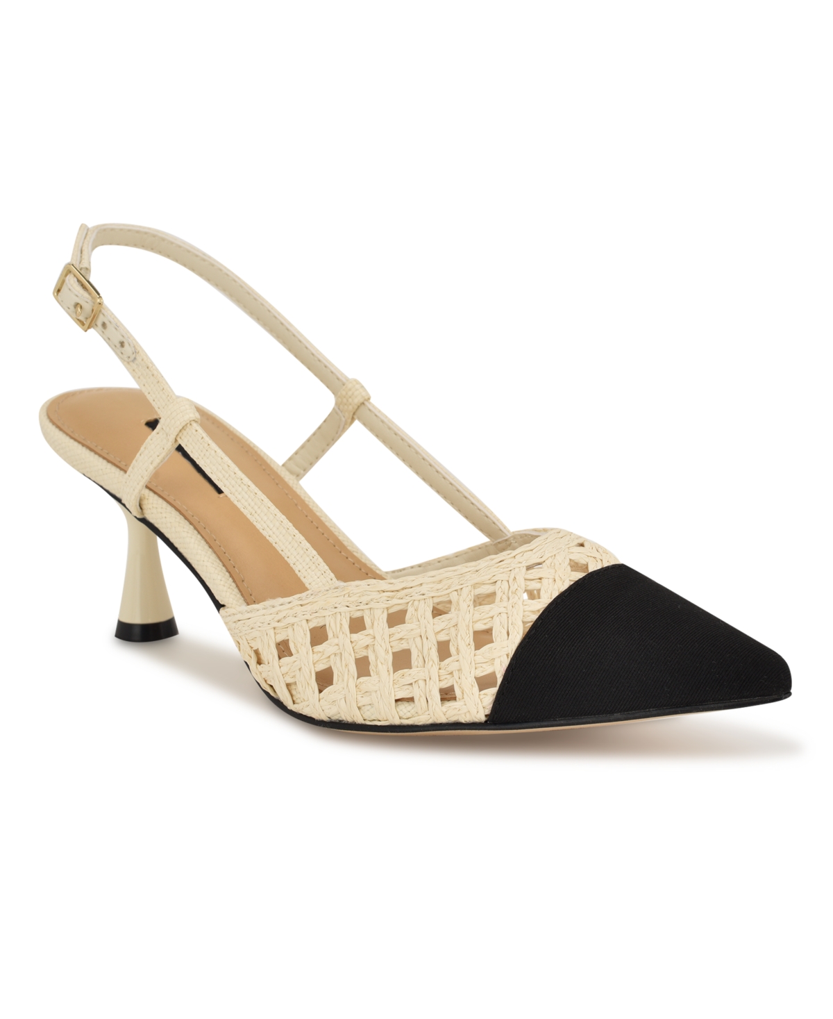 Women's Railen Pointy Toe Dress Pumps - Ivory, Black