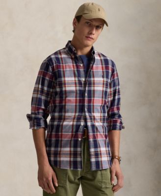 Polo Ralph Lauren - Men's Classic-Fit Plaid Oxford Shirt