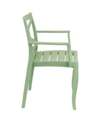 Polypropylene Stackable Tristana Outdoor Patio Arm Chair