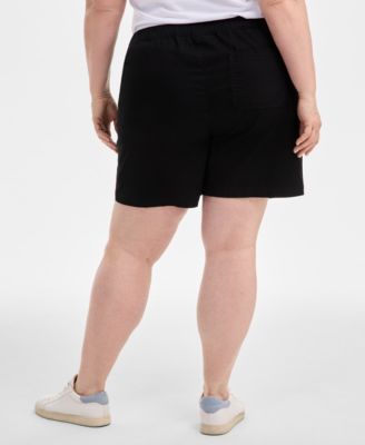 Plus Size Pull-On Shorts, Exclusively at Macy's