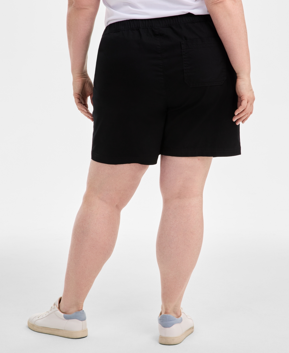 STYLE & CO PLUS SIZE PULL-ON SHORTS, EXCLUSIVELY AT MACY'S 