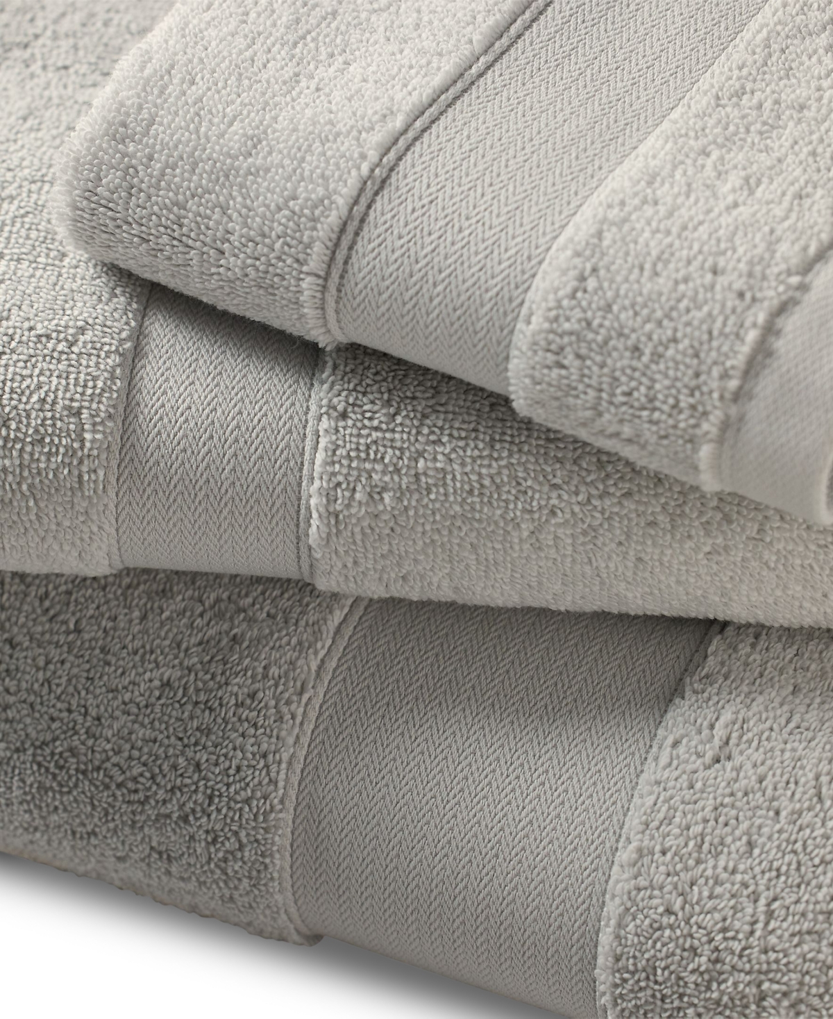 Ralph Lauren Watson Cotton Wash Cloth In True Pale Grey
