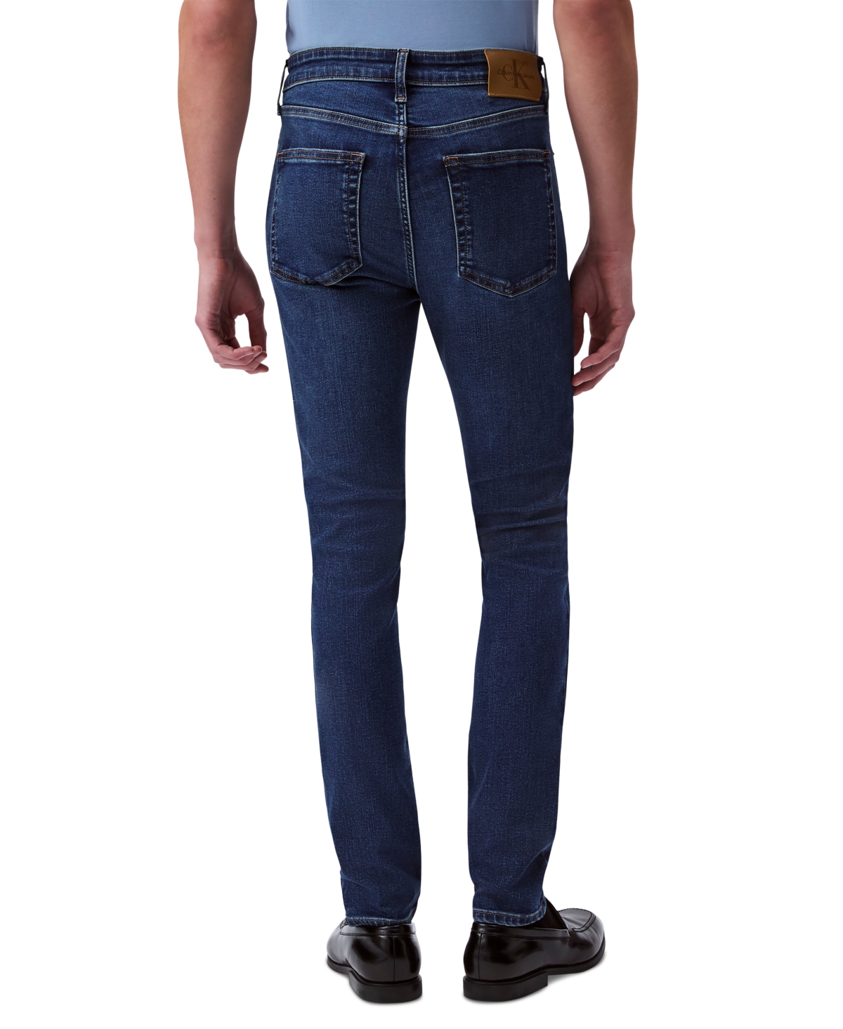 Calvin Klein Men's Skinny-fit Jeans In Oil Slick