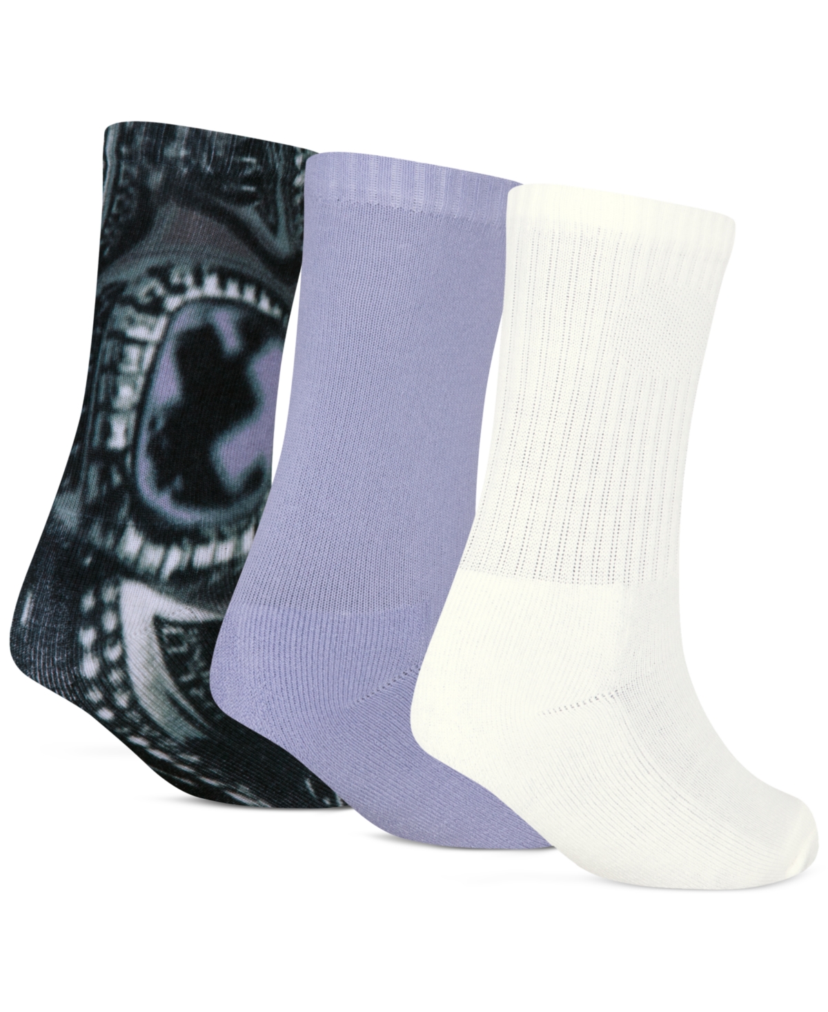 Jordan Big Boys Rings 3-pk. Crew Socks In Off Noir