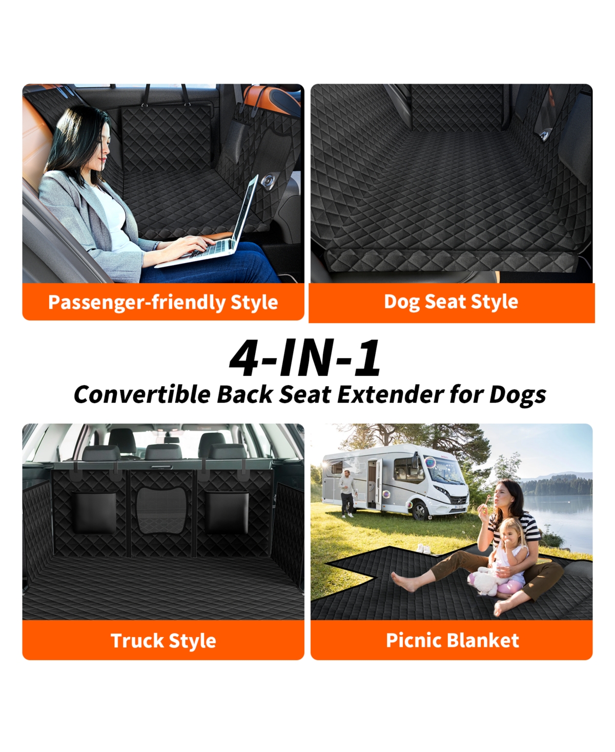 Dog Car Seat Cover For Back