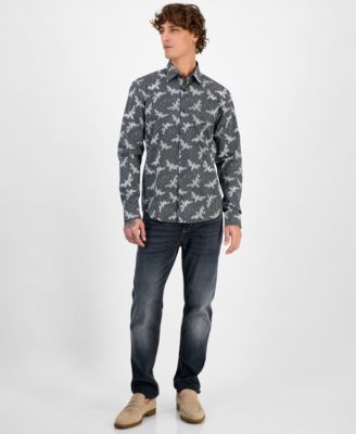 Men's Ermo Butterfly Patterned Shirt